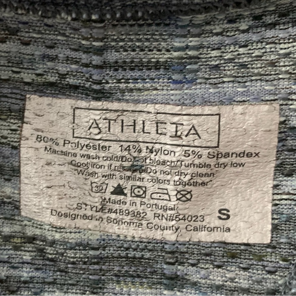 Athleta Fastest Track Space Dye Heather Racerback Rouched Anti-Ride Up W… - Picture 8 of 14